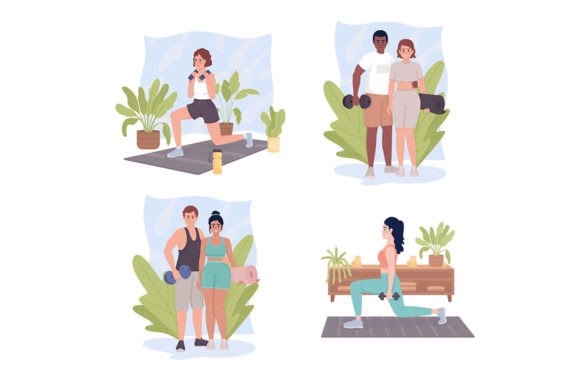 Healthy Active Lifestyle Illustrations: A Brand Designer's Review