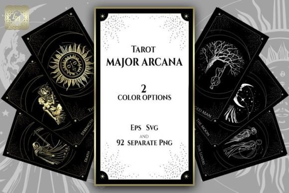 Major Arcana SVG: Graphics & Illustrations for Branding