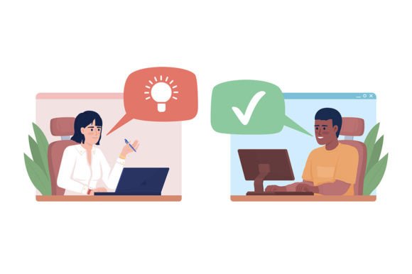Online Meeting Illustrations: Graphics for Crafting