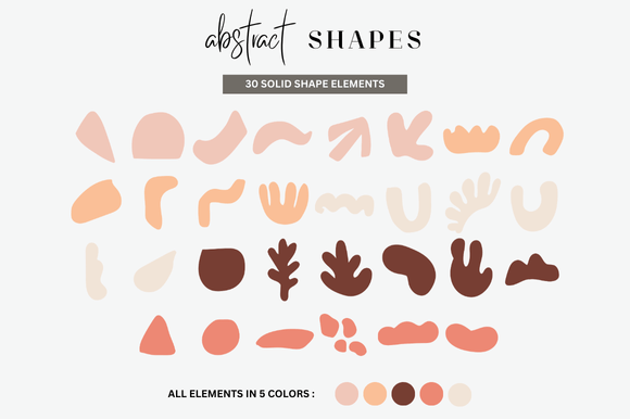 Organic Abstract Shape: A Graphics Illustrations Review