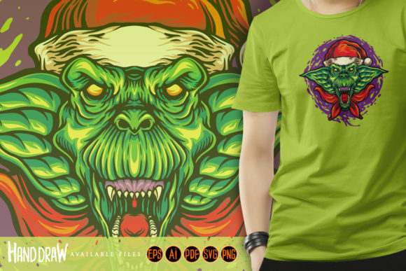 Scary Goblin Christmas Hat Illustrations & Graphics Review