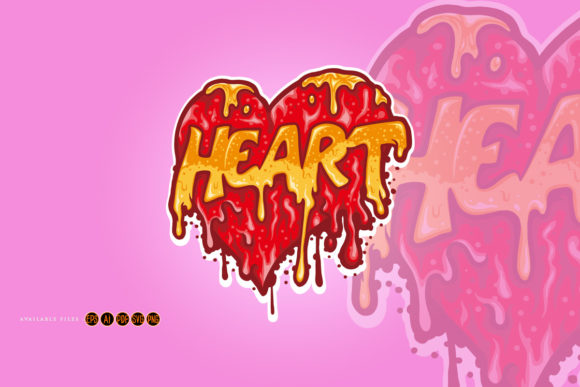 Valentine Heart Love Melt Illustrations Review
