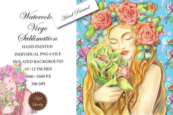 Watercolor Virgo Sublimation: A Designer's Review