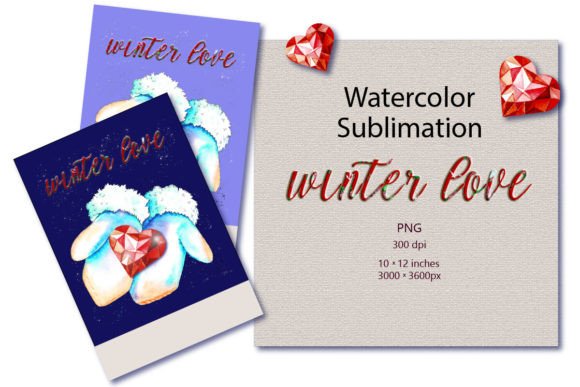 Watercolor Winter Love Graphics & Illustrations Review